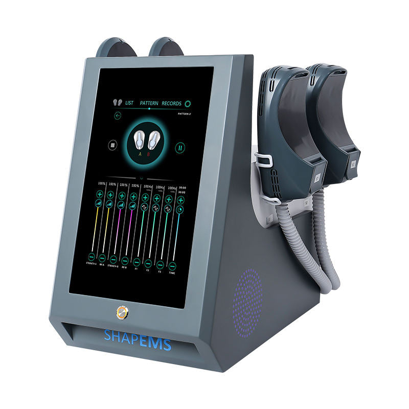 SHAPEMS, equipamento de estimulação muscular com dois aplicadores